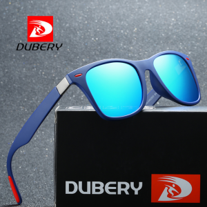 DUBERY Men Polarized Sport Sunglasses Outdoor Driving Fishing Square Glasses Hot