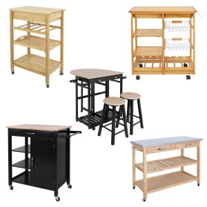 Brands for men or women Cookware Kitchen Cart Island Rolling Home Dining Wooden Trolley Storage Modern Cabinet